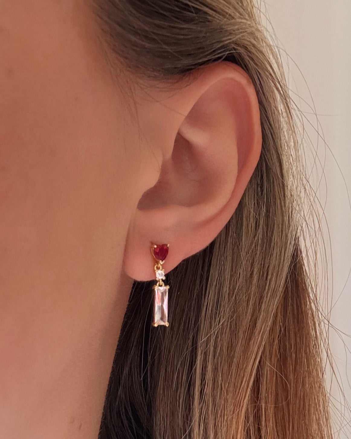 Pendientes Carmesí