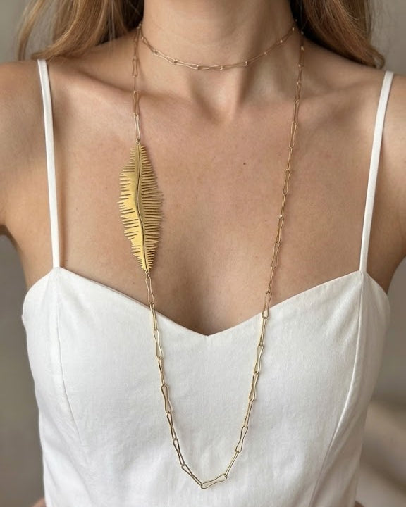 Maxi Collar Fronda
