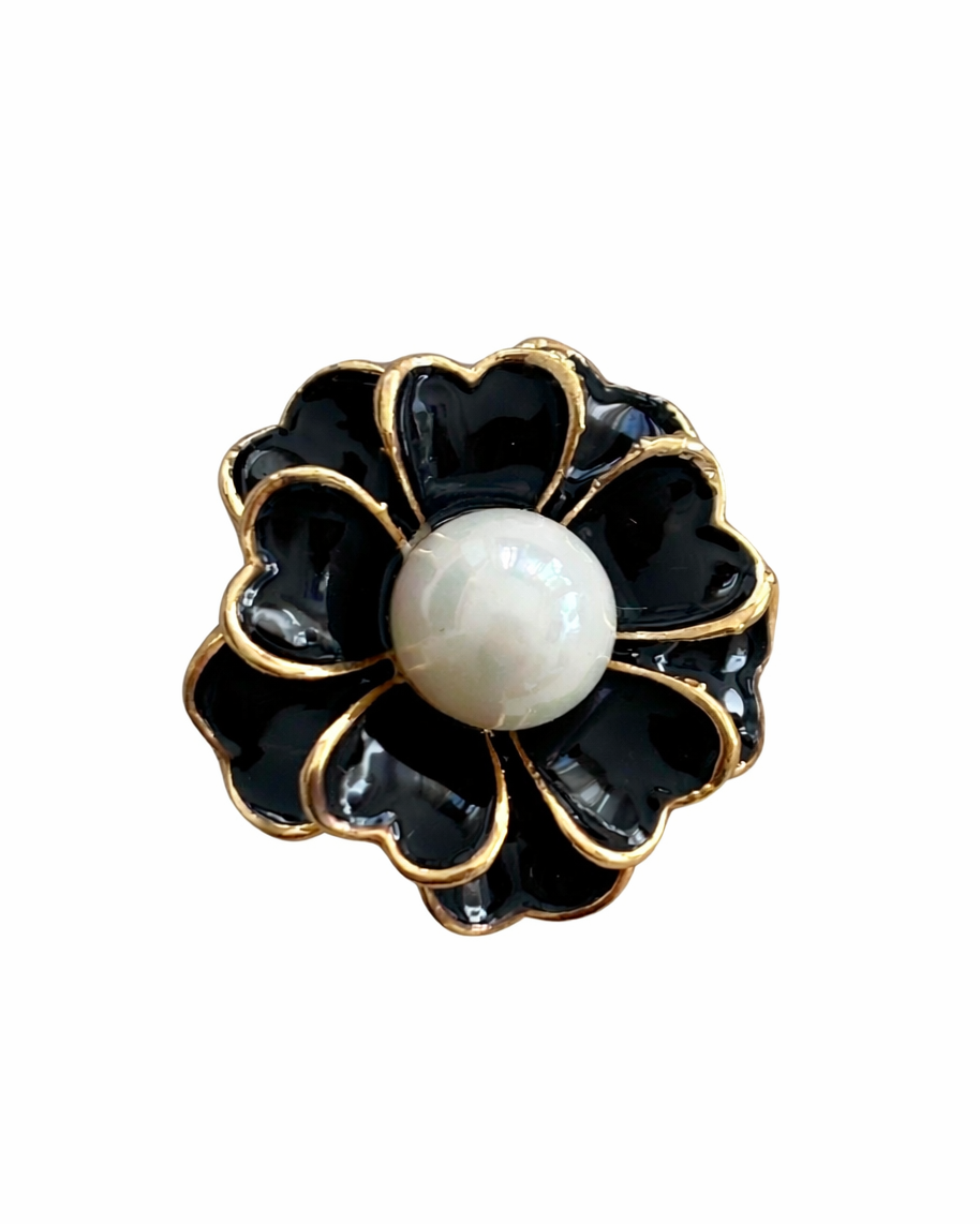 Broche Flor Perla