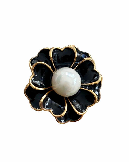Broche Flor Perla