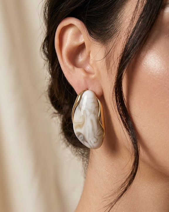 Pendientes Marfil