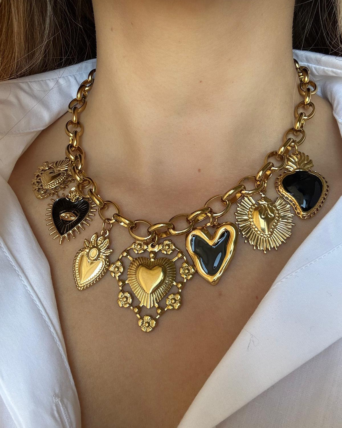 Collar Charm Love