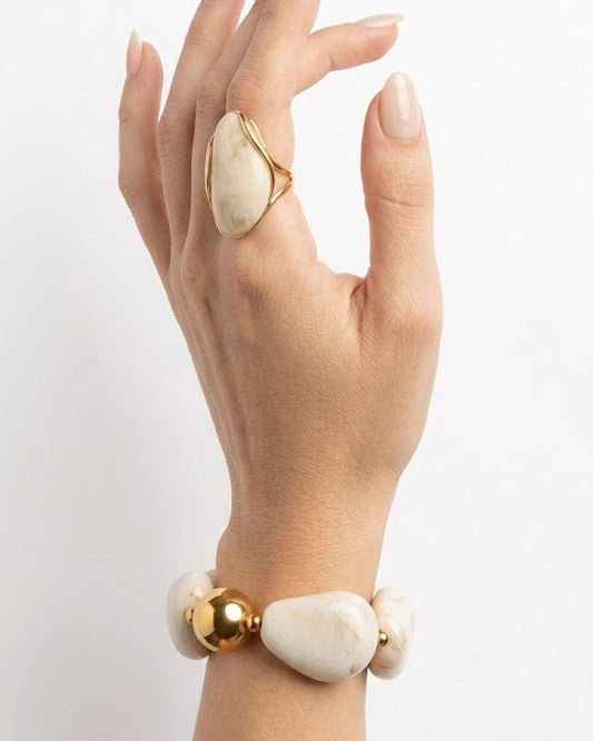 Pulsera Marfil