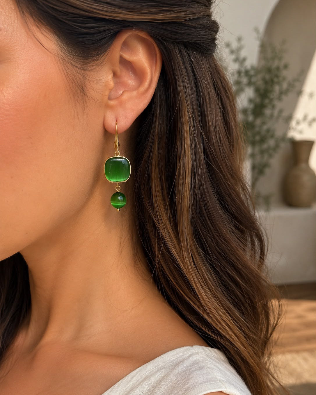Pendientes Gardenia