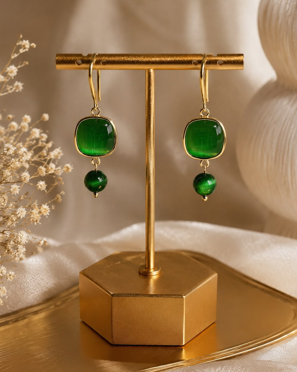 Pendientes Gardenia
